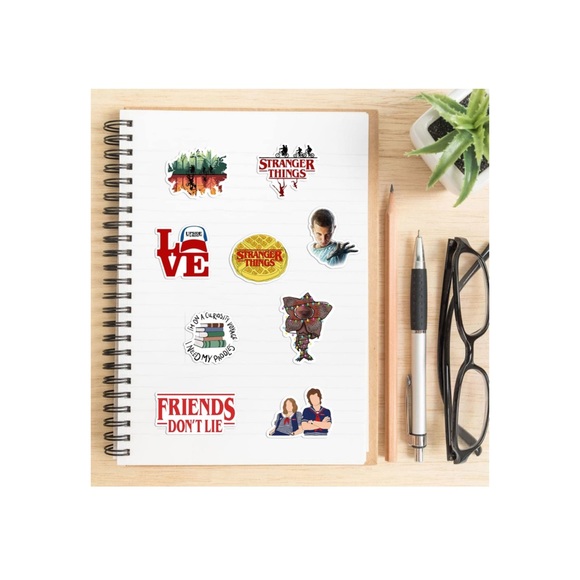 Stranger Things 42 Stickers - Picture 8 of 9